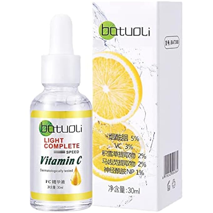 batuoli FACE WHITENING SERUMS,WHITENING FACIAL ESSENCE FOR DARK SPOTS | 30ML HYDRATING FACE ESSENCE FOR WOMEN FACIAL SKIN CARE PRODUCTS RENEW, REVITALIZE FINE LINES - Image 1
